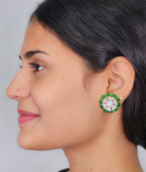 Gold Diamond Studs