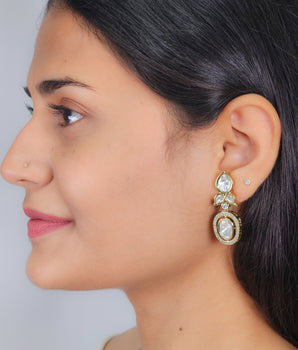 Moissantie Kundan Earring