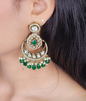 Moissantie Kundan Earring