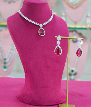Diamond Necklace Set