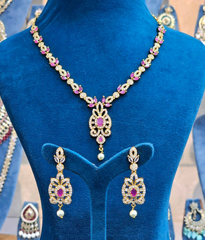 Diamond Necklace Set
