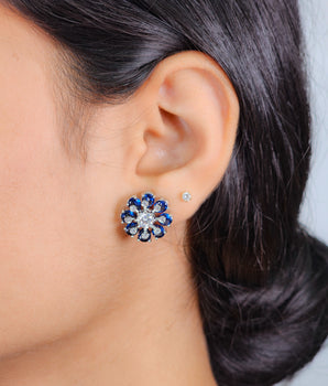 Silver Diamond Stud