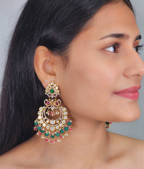 Moissantie Kundan Earring