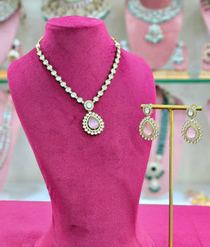 Moissantie Kundan Long Necklaces