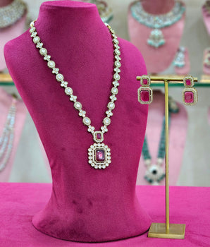 Moissantie Kundan Long Necklaces