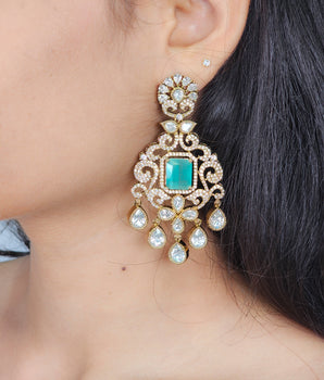 Moissantie Kundan Earring