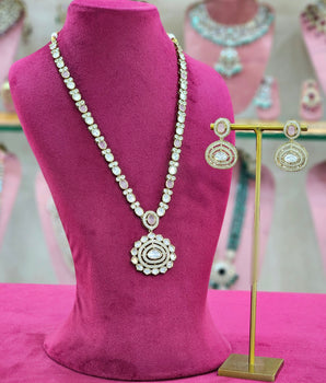 Moissantie Kundan Long Necklaces