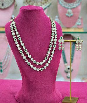 Moissantie Kundan Long Necklaces