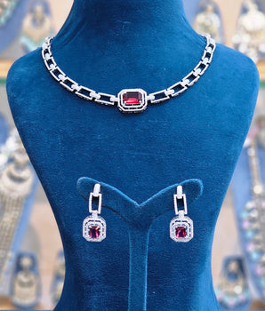 Diamond Necklace Set