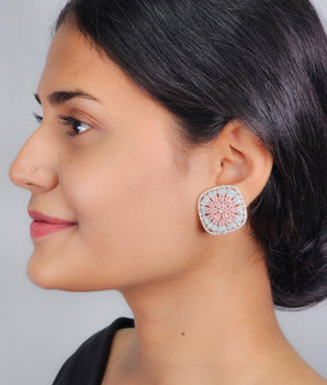 Rosegold Diamond Studs