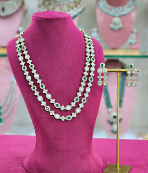 Moissantie Kundan Long Necklaces
