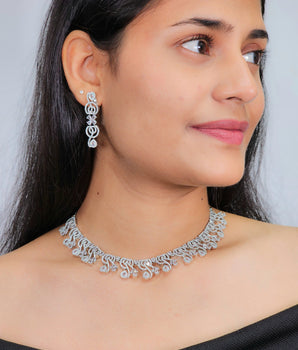 Diamond Necklace Set