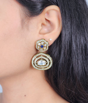Moissantie Kundan Earring
