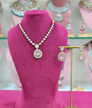 Moissantie Kundan Long Necklaces