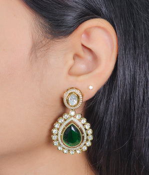 Moissantie Kundan Earring
