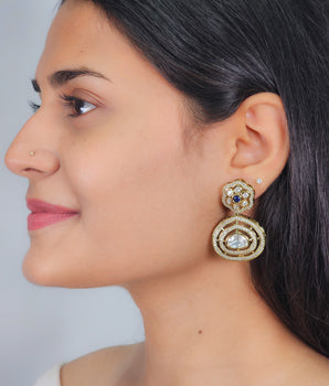 Moissantie Kundan Earring