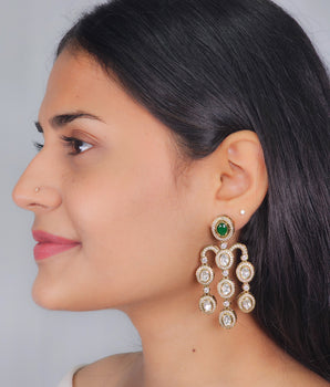 Moissantie Kundan Earring