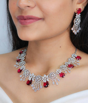 Diamond Necklace Set