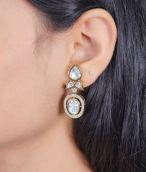 Moissantie Kundan Earring