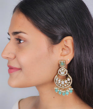 Moissantie Kundan Earring