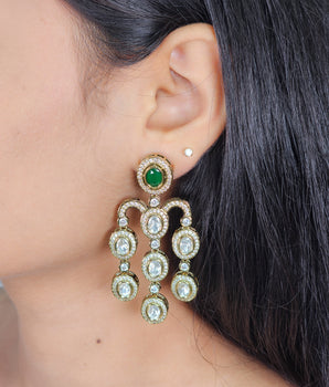Moissantie Kundan Earring